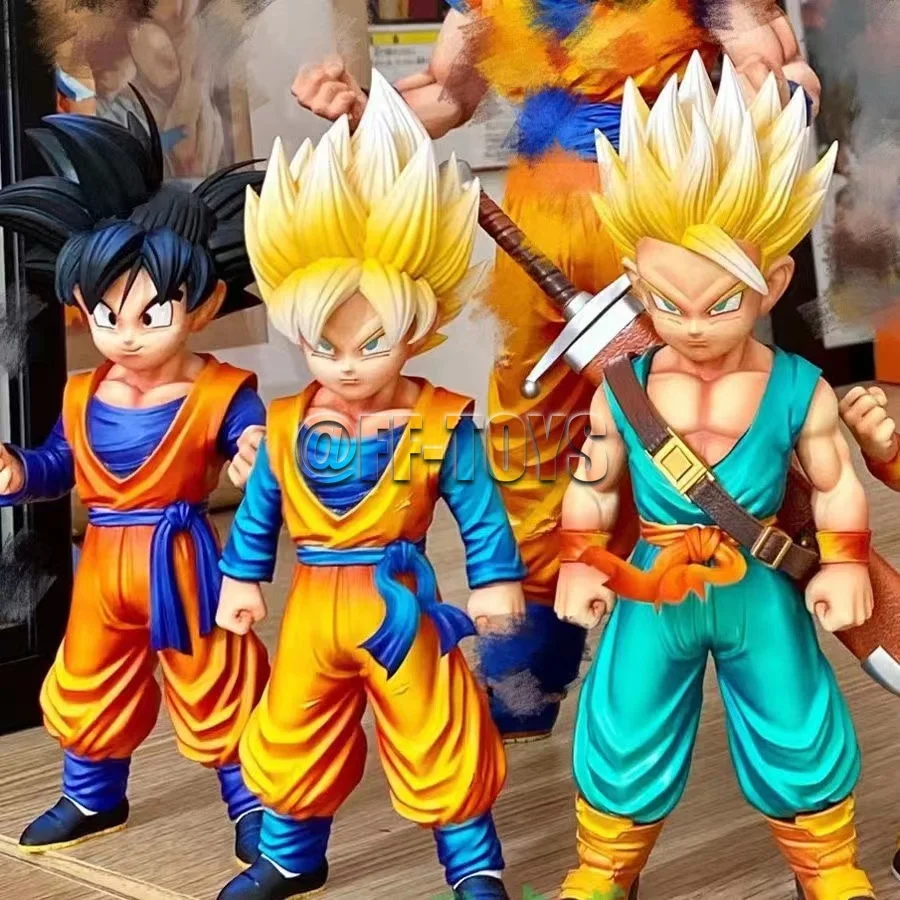 Anime Dragon Ball Z Son Goten Figure Super Saiyan Trunks 18CM PVC Action... - $29.96+