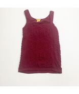 Marika Shiva Shakti Womens Tank Top Wine Red Size L Sleeveless Pullover - €13,33 EUR
