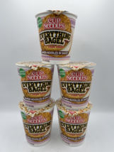 5 Nissin Cup Noodles Everything Bagel with Cream Cheese Ramen Limited Ed... - $18.69