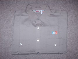 American Golf Uniform Work Shirt Size 16-16 1/2(L) Made in USA 1990s Vintage NOS - £11.70 GBP