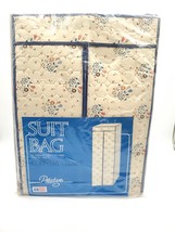 New NIP Vintage Prestige Quilted Closet Wardrobe Organizer Suit Bag 70&#39;s... - $24.95