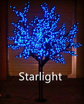 6ft Blue 864pcs LEDs Cherry Blossom Christmas Tree Home Night Light Wate... - £344.22 GBP