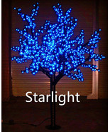 6ft Blue 864pcs LEDs Cherry Blossom Christmas Tree Home Night Light Wate... - £343.22 GBP