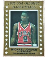 1984 USA Olympic Basketball Michael Jordan Gold Winning Team - MINT - $1.98