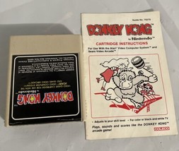 Donkey Kong Atari 2600 Authentic Game Cartridge + Manual. Vintage Nintendo - £11.42 GBP