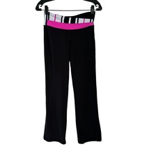 LULULEMON GROOVE Bottom PANTS Athletic Traverse Stripe Crossover Waist - $462.49 MXN