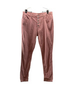 Levis 721 High Rise Skinny Corduroy Pants Pink Button Fly Women Size 34 L32 - €16,16 EUR