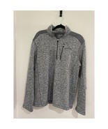 EDDIE BAUER Gray Mens XL 1/4 Zip Henley  Sports Casual Work Date Night O... - $24.89 CAD