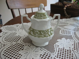 Sugar Bowl-2 Pc-Royal Staffordshire-J&amp;G Meakin-England- Early 1960&#39;s - £8.78 GBP