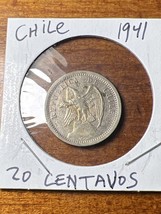 CHILE  -  20 Centavos 1941 - £1.56 GBP