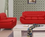 Michael Sofa And Chair Set, Red - $1,363.99