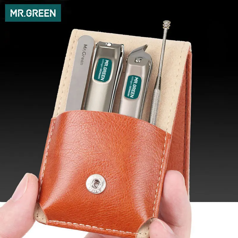MR.GREEN Professional Stainless steel nail clippers set home 4 in 1 manicure - £28.61 GBP