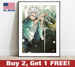 Bleach Anime Poster 18&quot; x 24&quot; Print Manga Wall Art Decor 13 Hitsugaya To... - £10.60 GBP