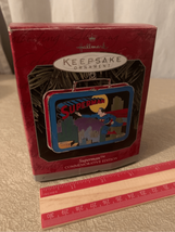 Hallmark Superman Lunchbox Ornament Keepsake Christmas 1998 Tin Unused MIB - $7.92
