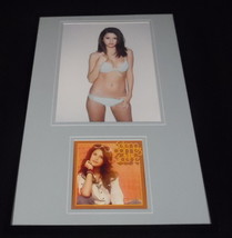 Selena Gomez Framed 12x18 Bikini Photo &amp; The Scene CD Display - $69.29