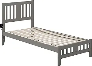 AFI Tahoe Twin Extra Long Bed with Footboard in Grey - £331.16 GBP