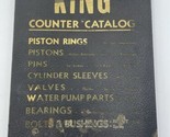 1934 King Counterpart Catalog Piston Valves Bearings Vintage engine Part... - £22.24 GBP
