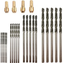 Diamond Drill Bits 1Mm 1.5Mm 2Mm 2.5Mm 20 Pieces 4 Sizes Diamond Drill B... - $30.99