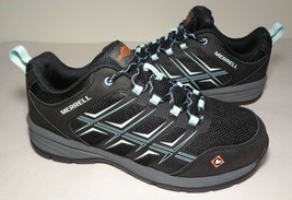 Merrell Size 9.5 M WINDOC FST Black New Women&#39;s Steel Toe Work Shoes - £110.34 GBP