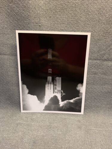 NASA Engineer Owned 8x10 Photograph Liftoff Delta 150 Rocket Space KG - $19.80