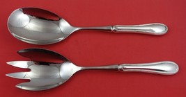 Giorgio by Wallace-Italy Italian Sterling Silver Salad Serving Set 2pc H... - $157.41