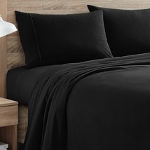 Warm And Cozy Deep Pocket Breathable All Season Bedding Set With Fitted, Flat An - £63.63 GBP
