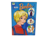 VINTAGE 1973 WHITMAN MATTEL BUSY BARBIE DOLL FUN COLORING BOOK NEW OLD S... - $47.50