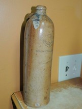 Antique RHEN Rhein Preussen 12&quot; Salt Glaze Stoneware Jug / Bottle seltze... - $20.24
