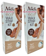 Lot 2 Boxes Nad&#39;s Eco Wax Strip Kit 24CT- Women Body Face &amp; Bikini Waxin... - $368.44 MXN
