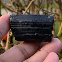 Black-Blue Tourmaline Africa Mines 303.58 Carat Earth-mined Rough - £384.54 GBP