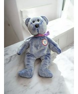Ty Beanie Baby Periwinkle 2000 Blue e-Bear Stuffed Plush 8.5” Vintage Ri... - $124.45 MXN