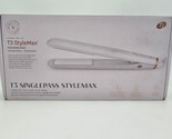 T3 SinglePass StyleMax Professional 1&quot; Flat Iron with Automated Heat, White - $108.89