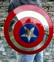 22&#39;&#39; Inch Avenger Shield Captain America Shield Movie Prop Cosplay Marvel GIFT - £131.49 GBP