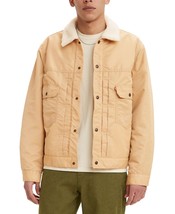 LEVI&#39;S Men&#39;s Type II Sherpa Lined Relaxed Fit Trucker Jacket Size Large B4HP - £56.18 GBP