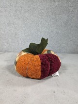 Colorful Thanksgiving Fall Decorative Stuffed Pumpkin Plush Decor - $9.58