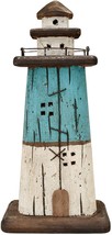 Wooden Lighthouse Decor, Decorative Nautical Lighthouse Rustic Ocean Sea Beach - £22.02 GBP