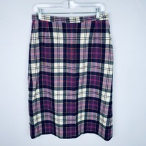 Pendleton Rare Authentic Dress Culloden Tartan Pure Virgin Wool Flannel Skirt 12 - £36.77 GBP