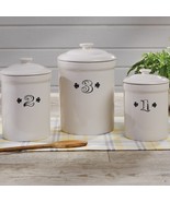 Ironstone Set of 3 Canisters - $96.97