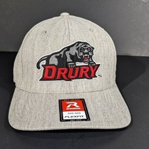 Drury Panthers Hat Gray Size Small to Medium Richardson Flexfit - £15.30 GBP