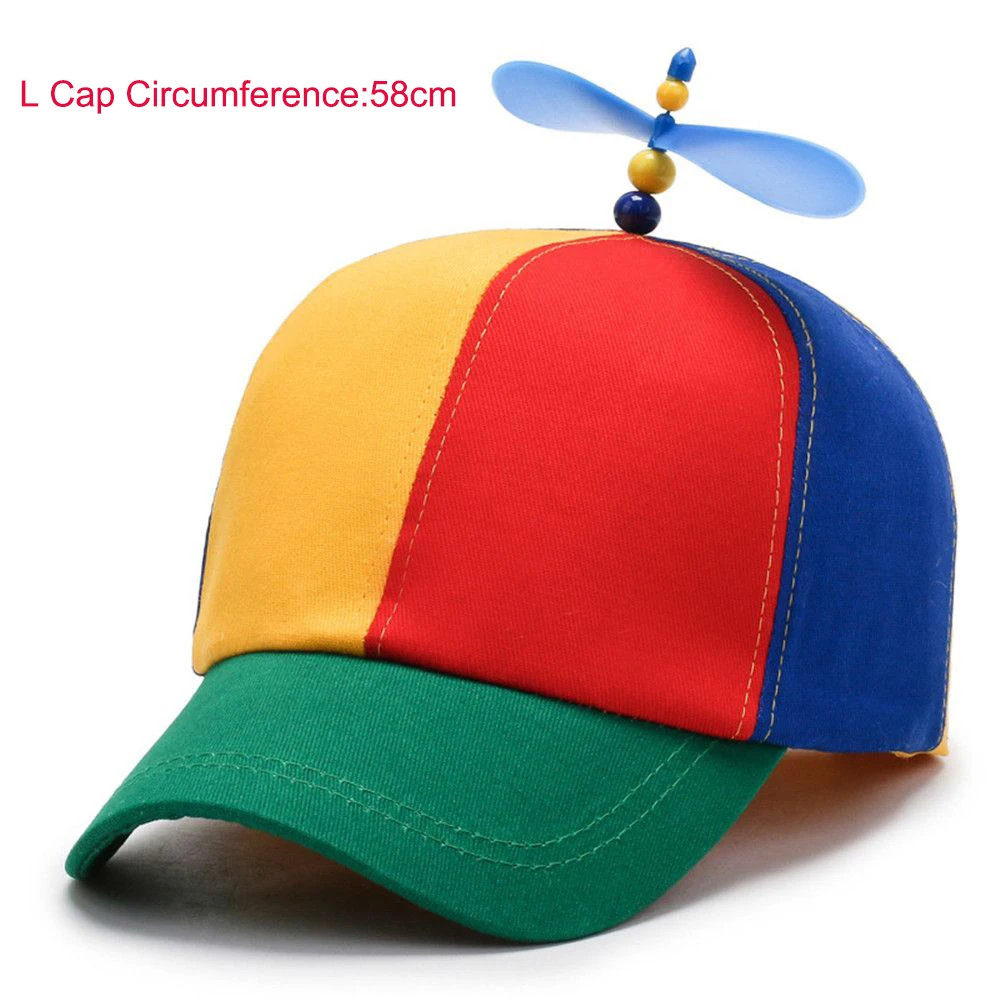 Bamboo fly  Cap Funny Adventure Dad Hat Snapback Hat Helicopter Propeller Design - £84.15 GBP