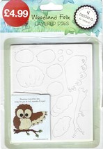 Woodland Folk. Layered Owl Die. Ref:005. Die Cutting Cardmaking Scrapbooking - £5.93 GBP