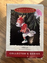 1993 Hallmark Keepsake Ornament Blitzen Reindeer Champ w Box Vintage Christmas - £6.16 GBP