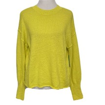 New Abound Sweater Womens XL Drop Shoulder Knit Long Sleeve Yellow - $376.14 MXN