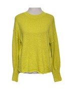 New Abound Sweater Womens XL Drop Shoulder Knit Long Sleeve Yellow - $19.79