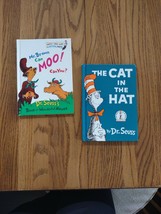 Set Of 2 Dr. Seuss Books The Cat In The Hat And Mr. Brown Can Moo! Can You? - £16.19 GBP