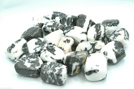 3x Zebra Agate 25mm Chunky Tumbled Stone Reiki Healing Crystal Students School - £5.44 GBP