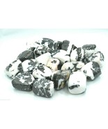 3x Zebra Agate 25mm Chunky Tumbled Stone Reiki Healing Crystal Students ... - $5.88