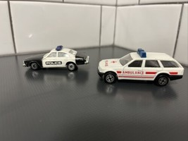 Vintage Corgi Mercedes Ambulance &amp; Police Car Buick Regal Made In Gt Britain - £13.45 GBP