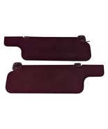 1990-1997 Lincoln Town Car Towncar Lighted Sun Visor Sunvisor SET Maroon... - $121.24