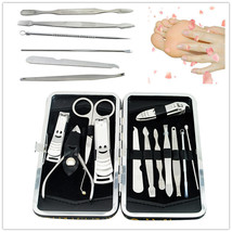 Travel Nail Groom Tool Cutter Cuticle Clipper Pedicure Manicure Kit Gift... - £15.97 GBP